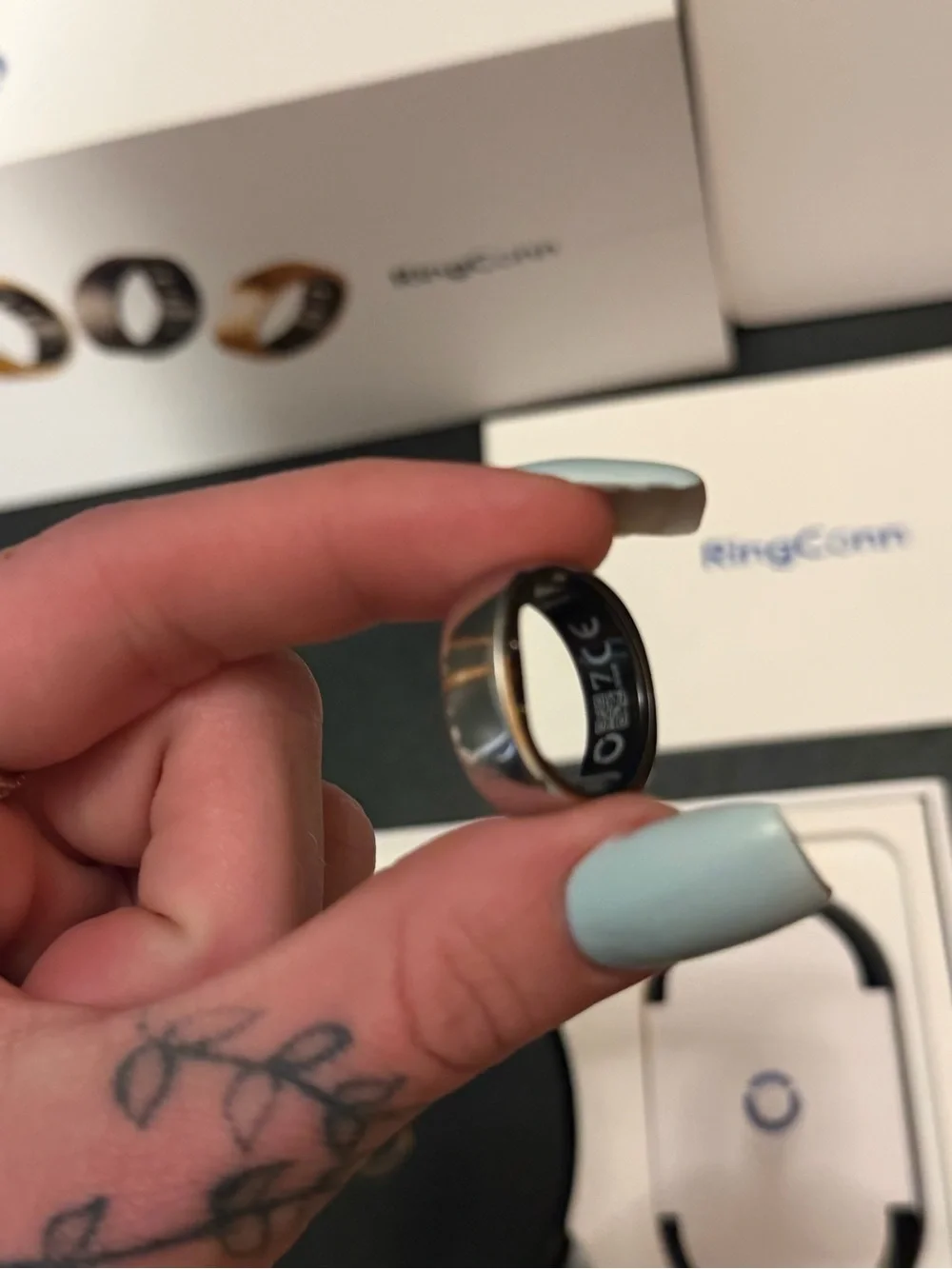 RingConn Gen 2- Silver size 7